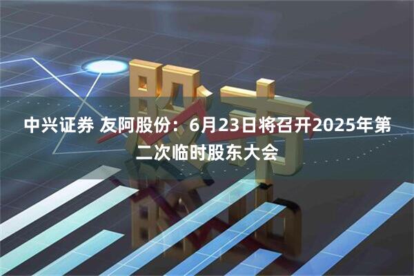 中兴证券 友阿股份：6月23日将召开2025年第二次临时股东大会