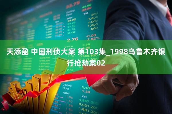 天添盈 中国刑侦大案 第103集_1998乌鲁木齐银行抢劫案02